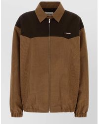 Miu Miu - Checked Cotton Blouson Jacket - Lyst