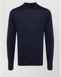John Smedley - Fine Merino Wool Turtle Neck Knit Sweater - Lyst
