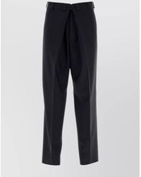 Givenchy - Wool Wide-Leg Trousers - Lyst