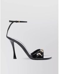 Givenchy - Leather Crystal Embellished Sandals - Lyst
