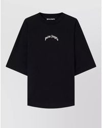 Palm Angels - Logo Crew Neck T-Shirt Short Sleeves - Lyst