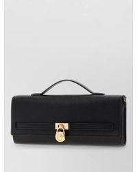 Michael Kors - Leather Hamilton Moderne Medium Clutch Bag - Lyst