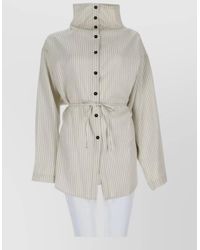 Alysi - Silk Virgin Wool Fitted Jacket - Lyst
