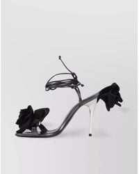 Magda Butrym - Leather Flower Sandals - Lyst