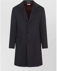 Brunello Cucinelli - Cashmere Single-Breasted Coat - Lyst