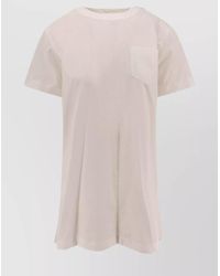 Sacai - Draped Mini Dress - Lyst
