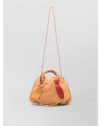 Hereu - Bombon Foulard Leather Mini Bag - Lyst