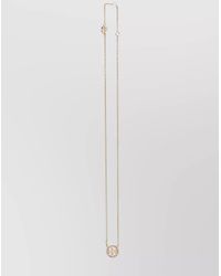 Tory Burch - Crystal-Embellished Pendant Necklace - Lyst