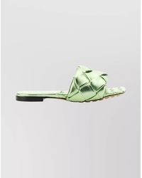 Bottega Veneta - Lido Quilted Flat Sandals - Lyst