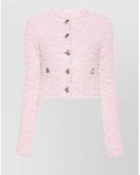 Balenciaga - Cropped Tweed Jacket - Lyst