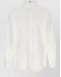 Loewe - Poplin Shirt Long Sleeves Buttoned Cuffs Hem - Lyst