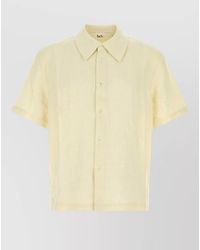 Séfr - Linen Cotton Short Sleeve Dayot Shirt - Lyst