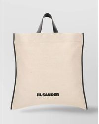 Jil Sander - Canvas Tote Bag - Lyst