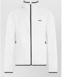 BOSS - Waterproof Hooded Lightweight Jacket - Lyst
