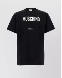 Moschino - Cotton Jersey T-Shirt - Lyst