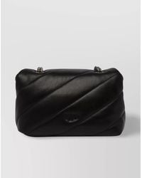 Pinko - Love Bag Puff Mini Leather Quilted Shoulder Bag - Lyst