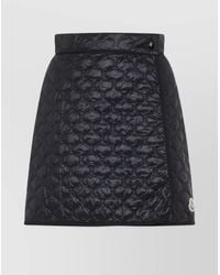 Moncler - A-Line Padded Mini Skirt - Lyst