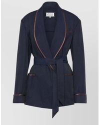 Maison Margiela - Belted Single-Breasted Coat - Lyst