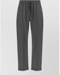 Brunello Cucinelli - Flared High Rise Cropped Track Joggers - Lyst