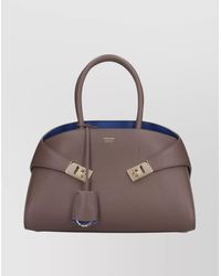 Ferragamo - Shoulder Bag With Detachable Strap And Top Handles - Lyst