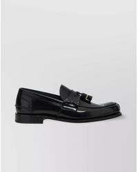 Church's - Round Toe Leather Loafers Tassel Detail - Lyst