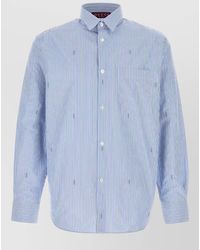 Gucci - Poplin Shirt Button Down Collar Stripes - Lyst