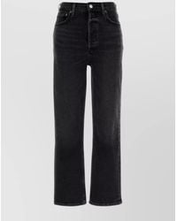 Agolde - Stretch Denim Straight-Leg Jeans - Lyst