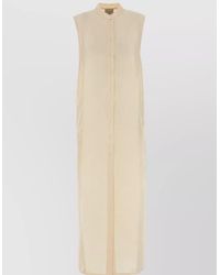 LeKasha - Silk Midi Shirt Dress - Lyst