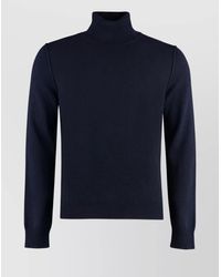 Maison Margiela - Ribbed Cashmere Turtleneck Sweater With Long Sleeves - Lyst