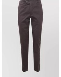 Incotex - Cotton Slim-Fit Straight-Leg Trousers - Lyst