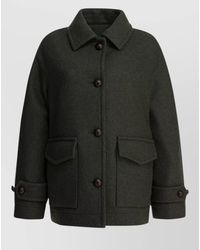 Circolo 1901 - Wool Double-Breasted Coat - Lyst