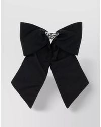 Prada - Nylon Hair Clip Bow Design - Lyst