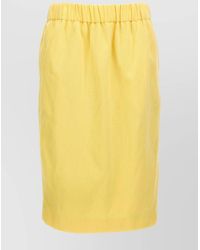 Dries Van Noten - Wool Straight Skirt - Lyst