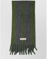 Marni - Wool Mohair Alpaca Scarf - Lyst