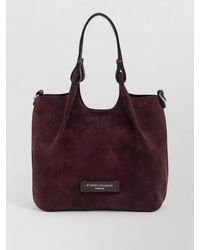 Gianni Chiarini - Dua Suede Tote Bag Top Handle Strap - Lyst