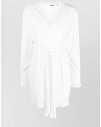 ROTATE BIRGER CHRISTENSEN - Wrap Mini Dress - Lyst