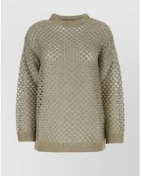 Valentino Garavani - Embellished Crochet Sweater - Lyst