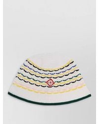 CASABLANCA - Logo Knit Hat Crochet Design Brim - Lyst