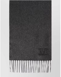 Max Mara - Dalila Scarf Fringe Detail Lightweight Texture - Lyst