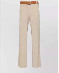 Moschino - Virgin Wool Straight-Leg Trousers - Lyst