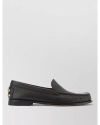 Tod's - Leather Loafers Tone Hardware Round Toe - Lyst