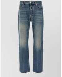 McQueen - Skull Motif Jeans Belt Loops Five Pockets - Lyst