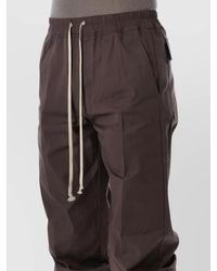 Rick Owens - Loose-Fit Straight-Leg Drawstring Trousers - Lyst