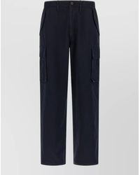Burberry - Cotton Cyrus Straight-Leg Trousers - Lyst