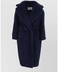 Max Mara - Alpaca Virgin Wool Silk Oversized Double-Breasted Coat - Lyst
