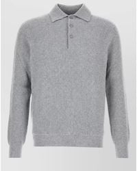 Fedeli - Cashmere Wool Polo Jumper - Lyst