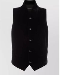 Giorgio Armani - Velvet Vest - Lyst