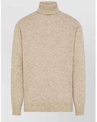 SEVENTY VENEZIA - Ribbed Turtleneck Sweater - Lyst