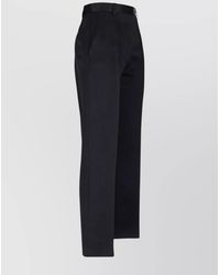 Loro Piana - Silk Straight-Leg Tailored Trousers - Lyst