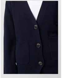 Lisa Yang - Cashmere Ribbed V-Neck Cardigan - Lyst